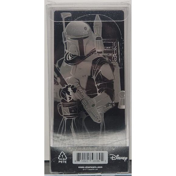 FiGPiN Star Wars Mandalorian Boba Fett #737 LE 2000 Silver New Unopened - Picture 3 of 4